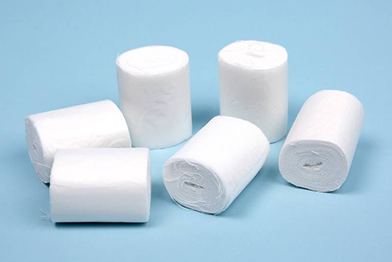 Unfolded Gauze Roll