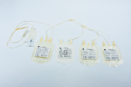 Quadruple blood bag