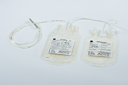 double blood bag