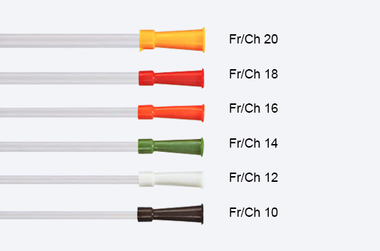 Nelaton catheter Size